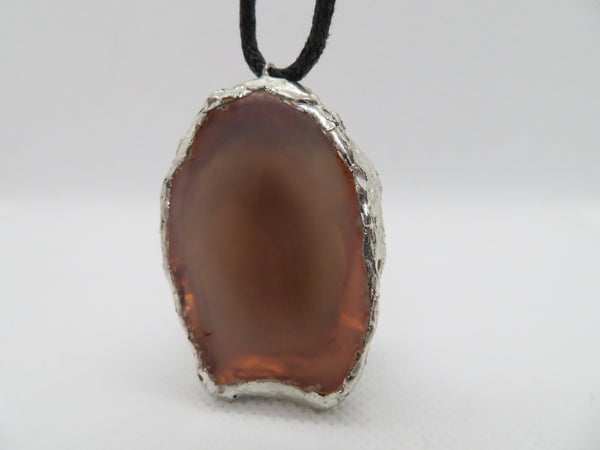 Firelight Agate Pendant (Tombstone)
