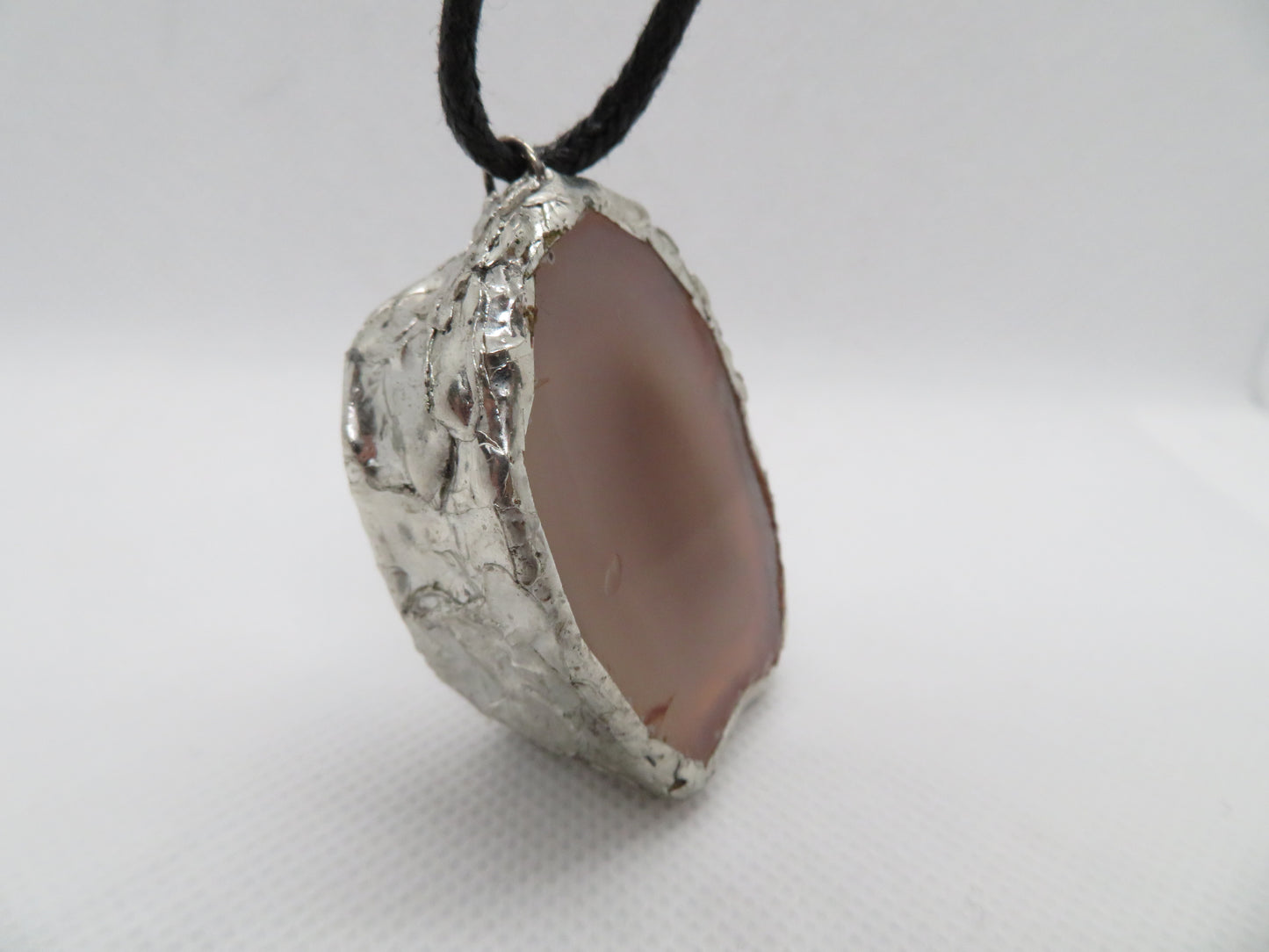 Firelight Agate Pendant (Tombstone)