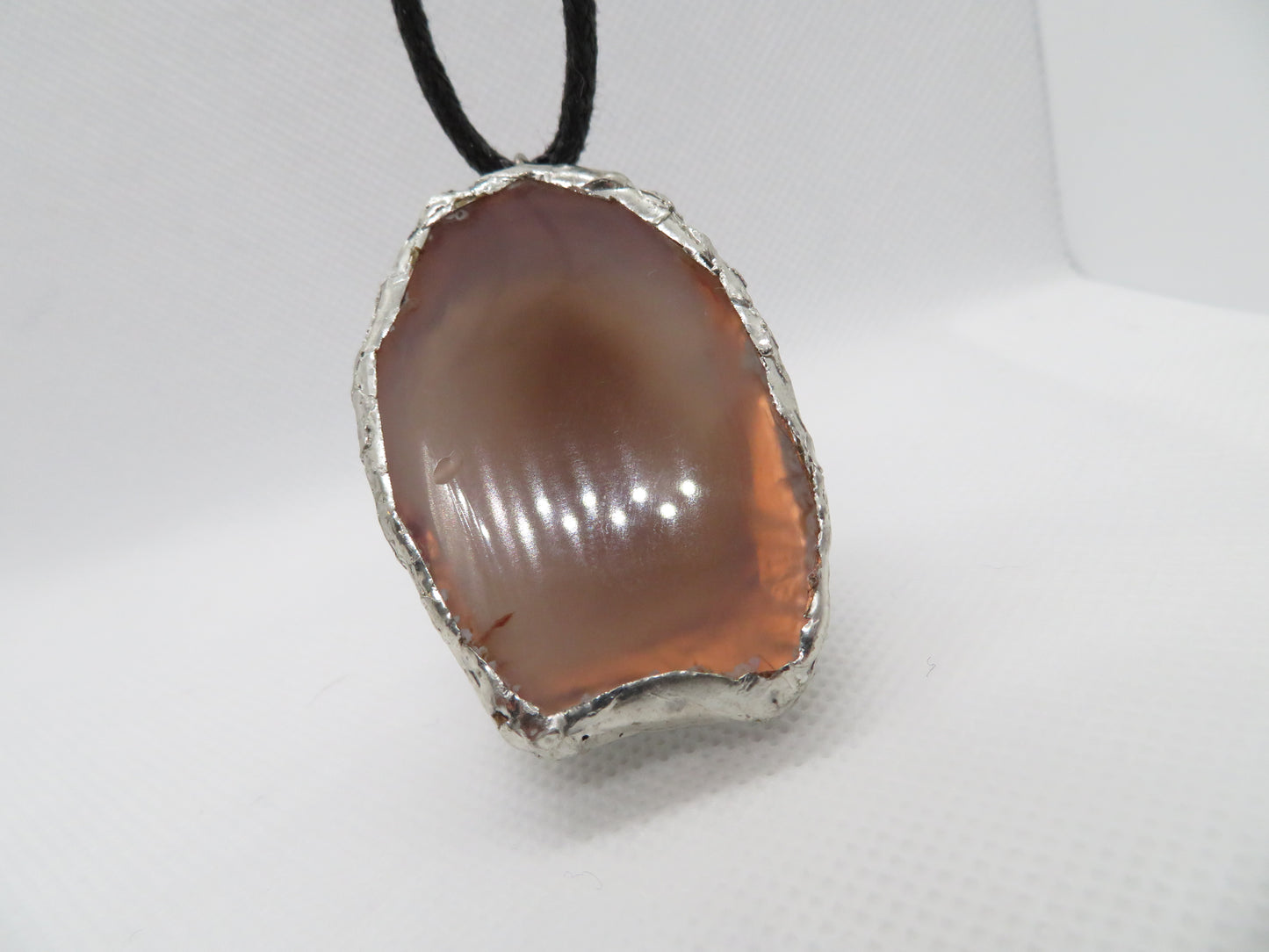 Firelight Agate Pendant (Tombstone)