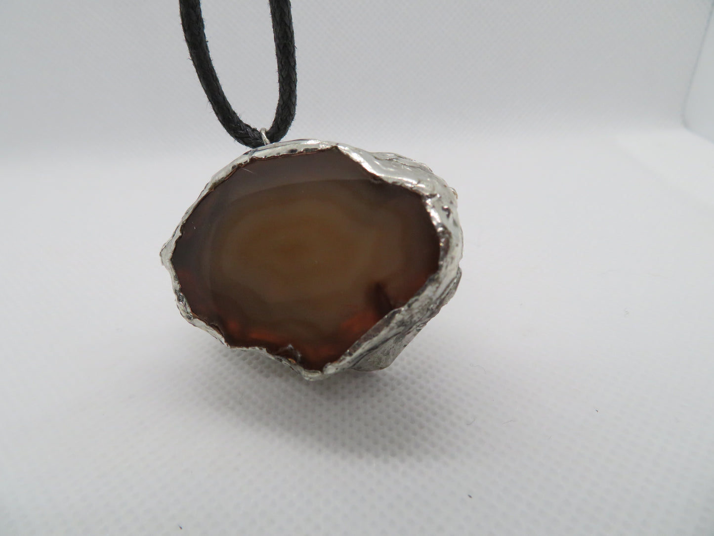Firelight Agate Pendant (Wood)