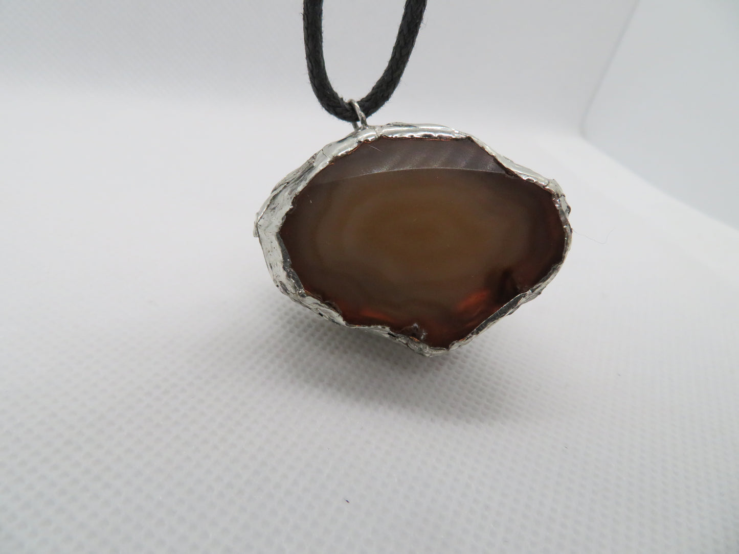 Firelight Agate Pendant (Wood)