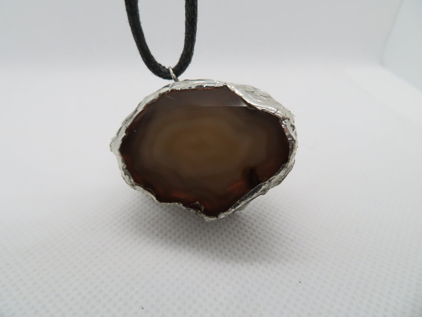 Firelight Agate Pendant (Wood)