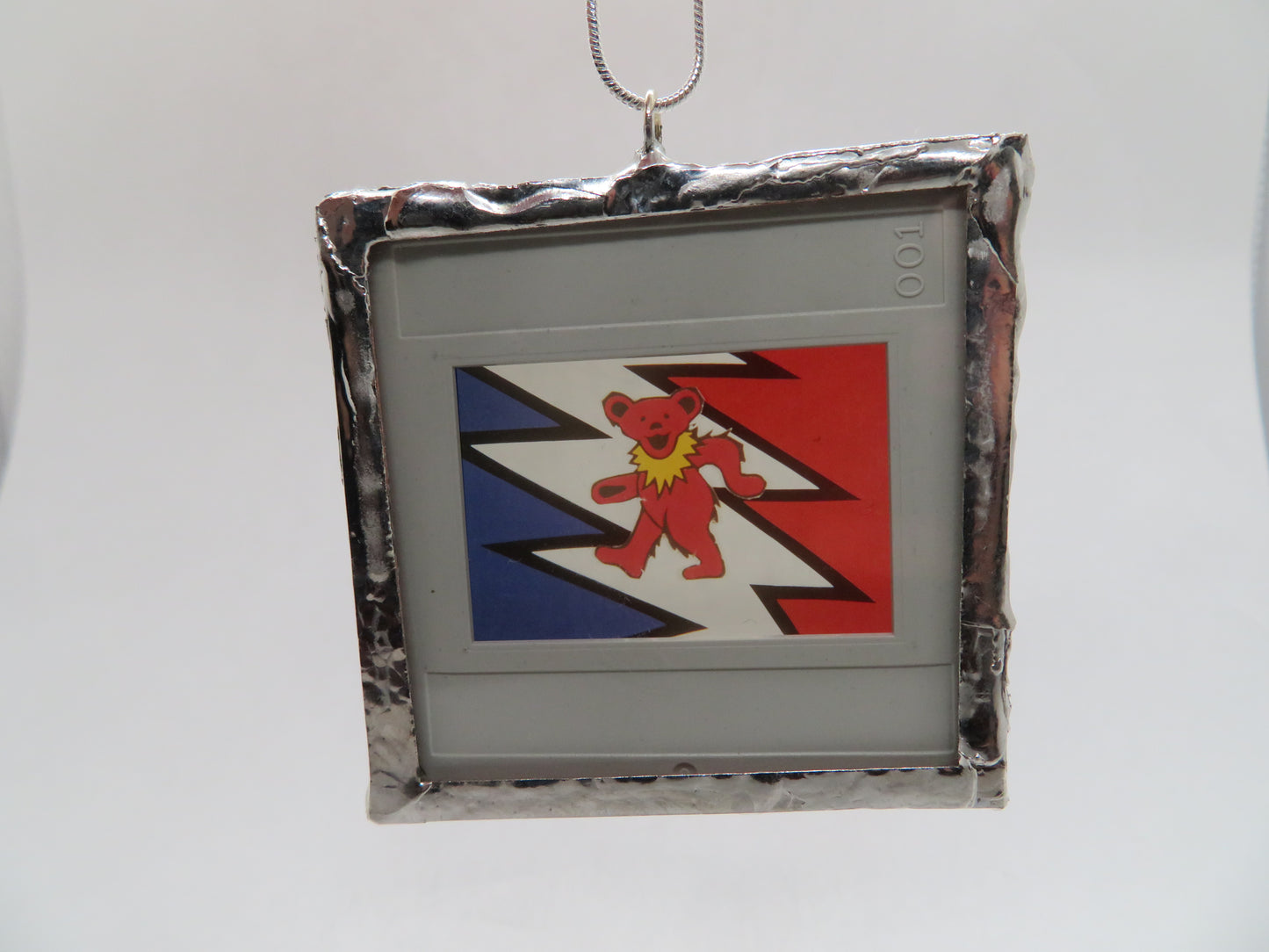 Grateful Dead Owsley Bear Lightning Bolt Slide Pendant