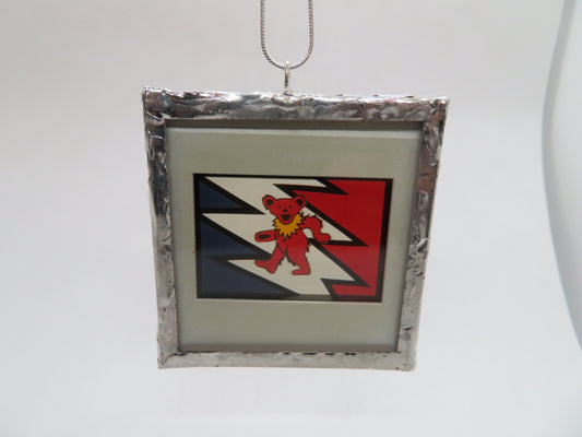Grateful Dead Owsley Bear Lightning Bolt ( 1-8 ) Slide Pendant