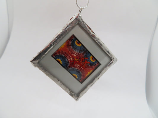 Grateful Dead Owsley Bears Tie Dye Slide Pendant