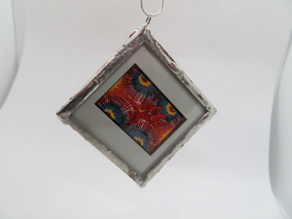 Grateful Dead Owsley Bears Tie Dye Slide Pendant