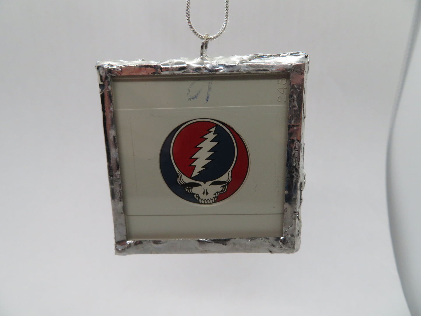 Grateful Dead Skull ( Stealie ) Slide Pendant
