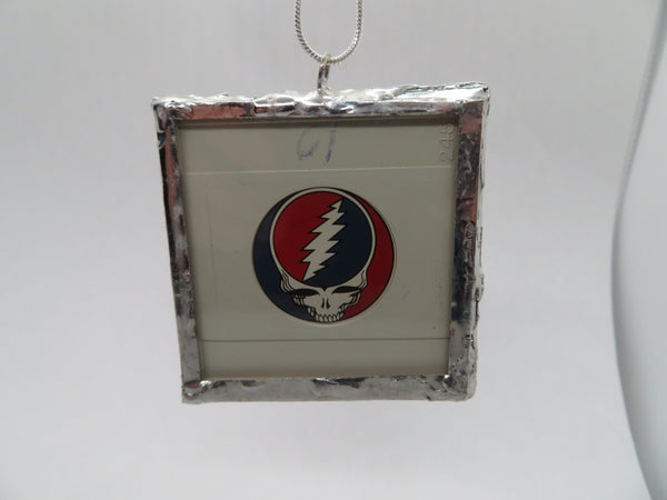 Grateful Dead Skull ( Stealie ) Slide Pendant