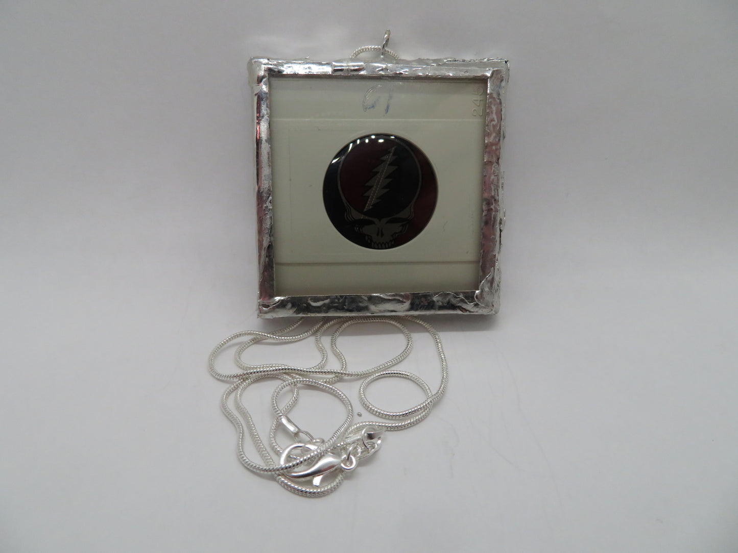 Grateful Dead Skull ( Stealie ) Slide Pendant