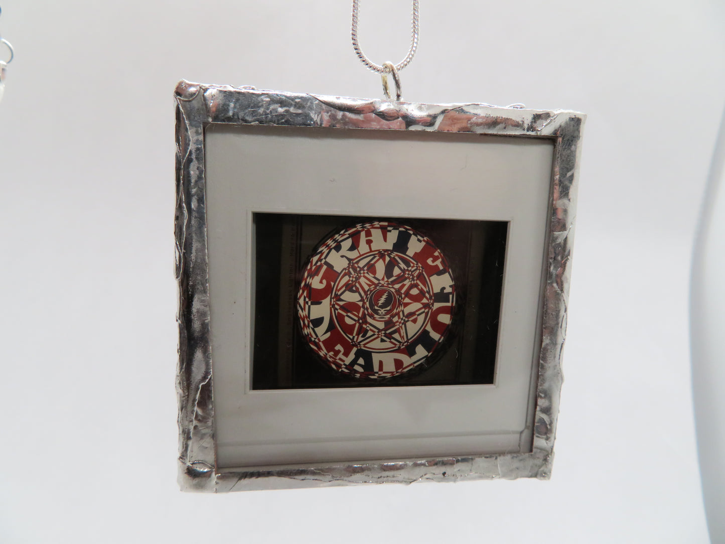 History of the Grateful Dead Album Cover Slide Pendant