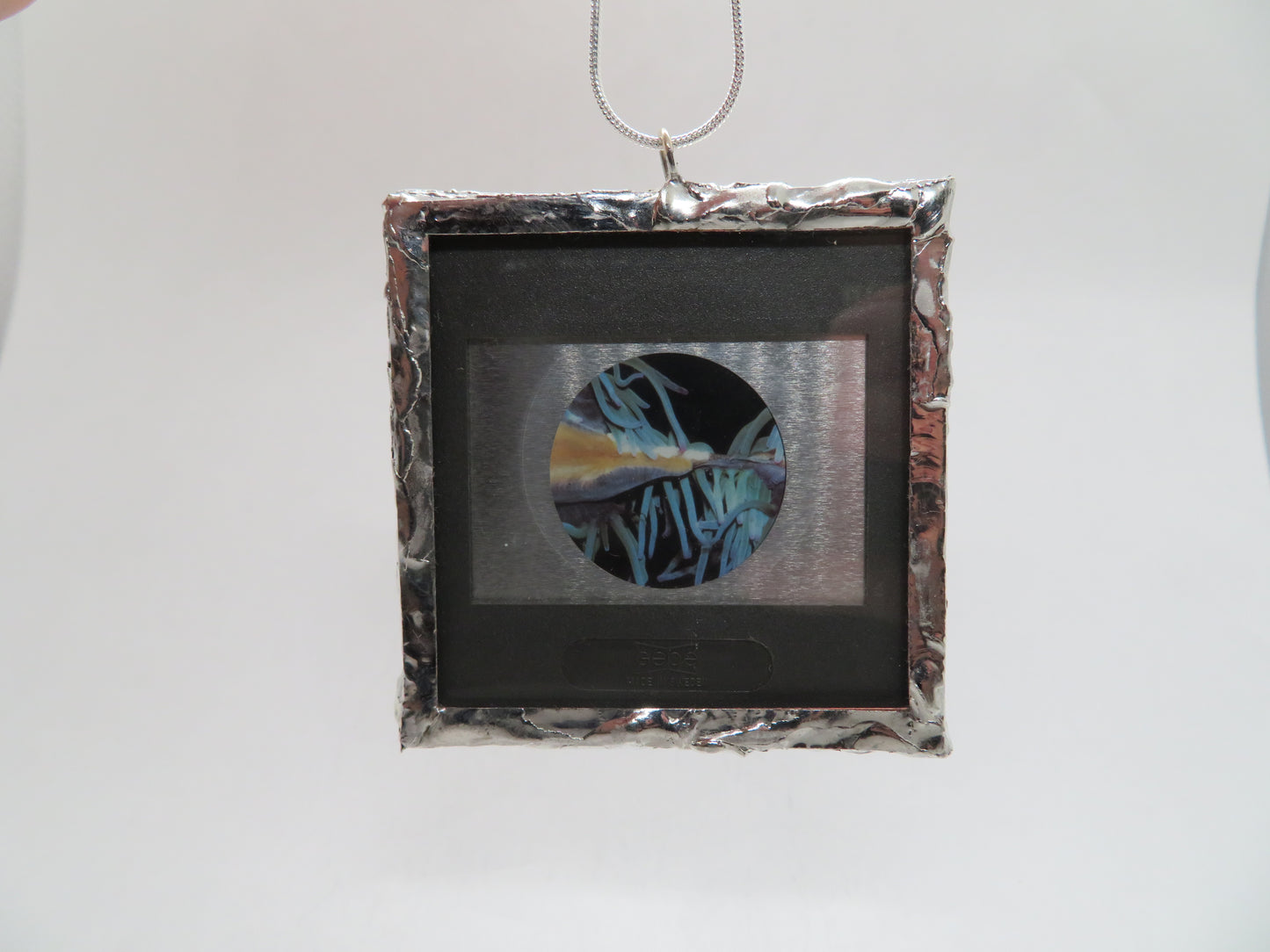 Microscopic Sea Anemone 1970s Slide Pendant