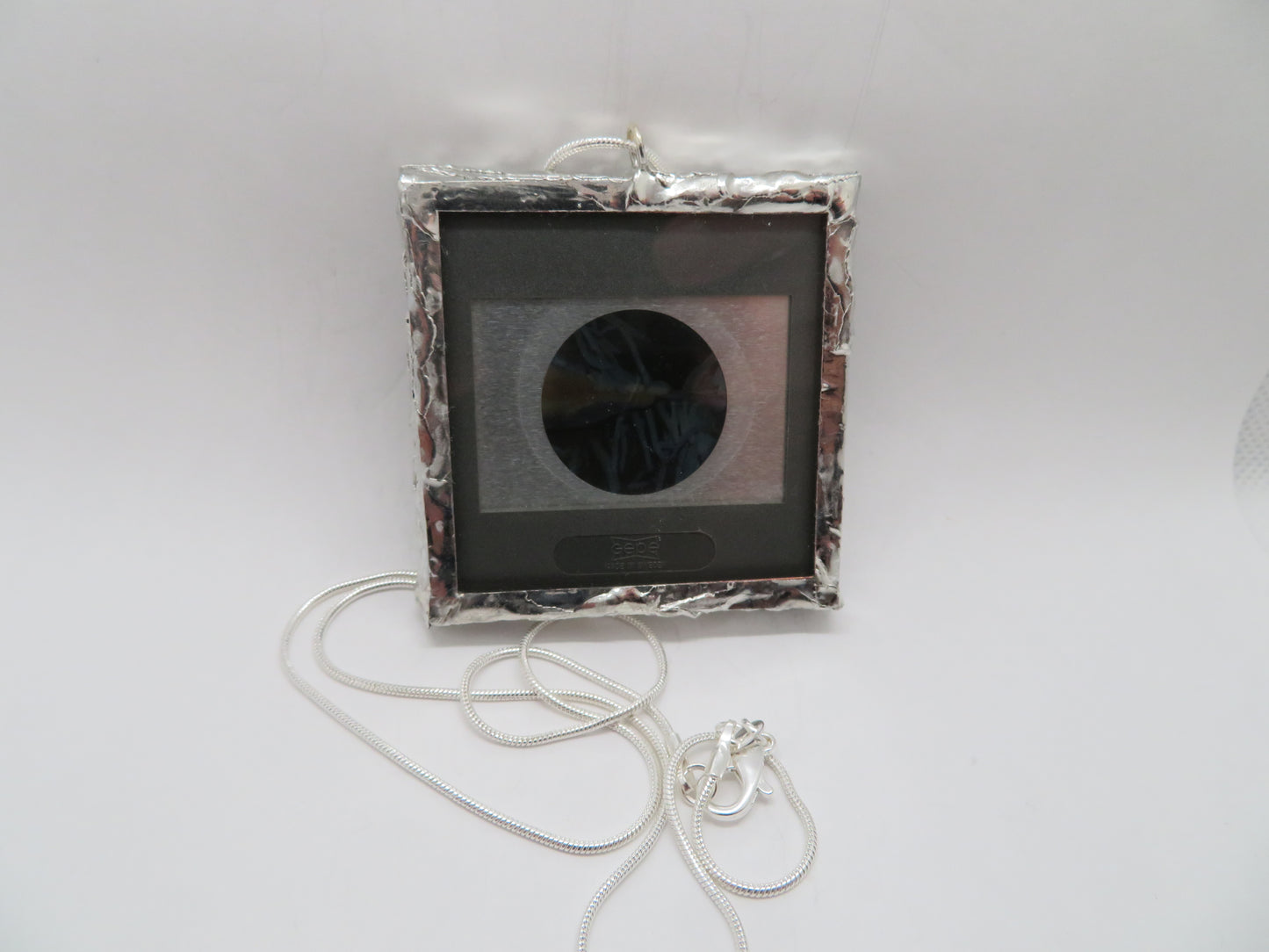 Microscopic Sea Anemone 1970s Slide Pendant