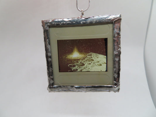 Sci Fi 1960s -70s Moon Flare Slide Pendant