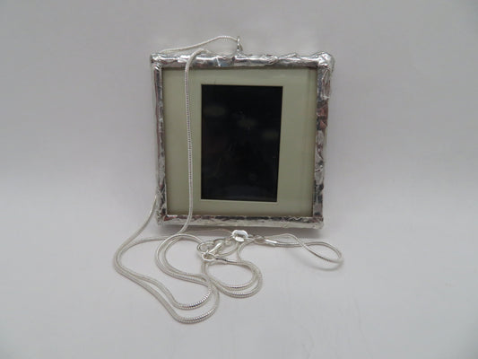Sci Fi 1960s -70s Mountain Scene Slide Pendant