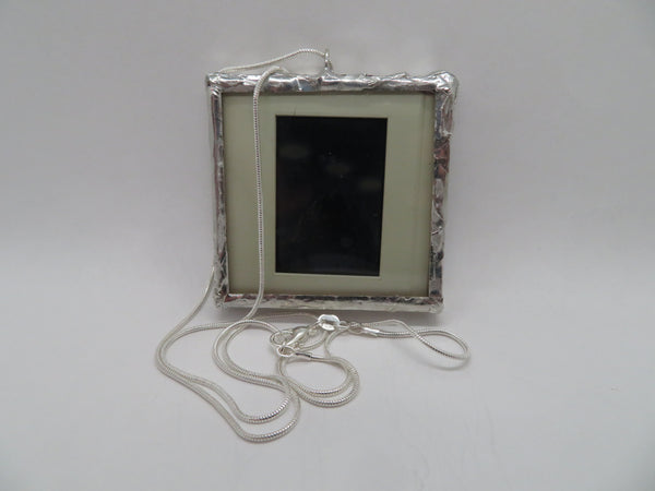 Sci Fi 1960s -70s Mountain Scene Slide Pendant