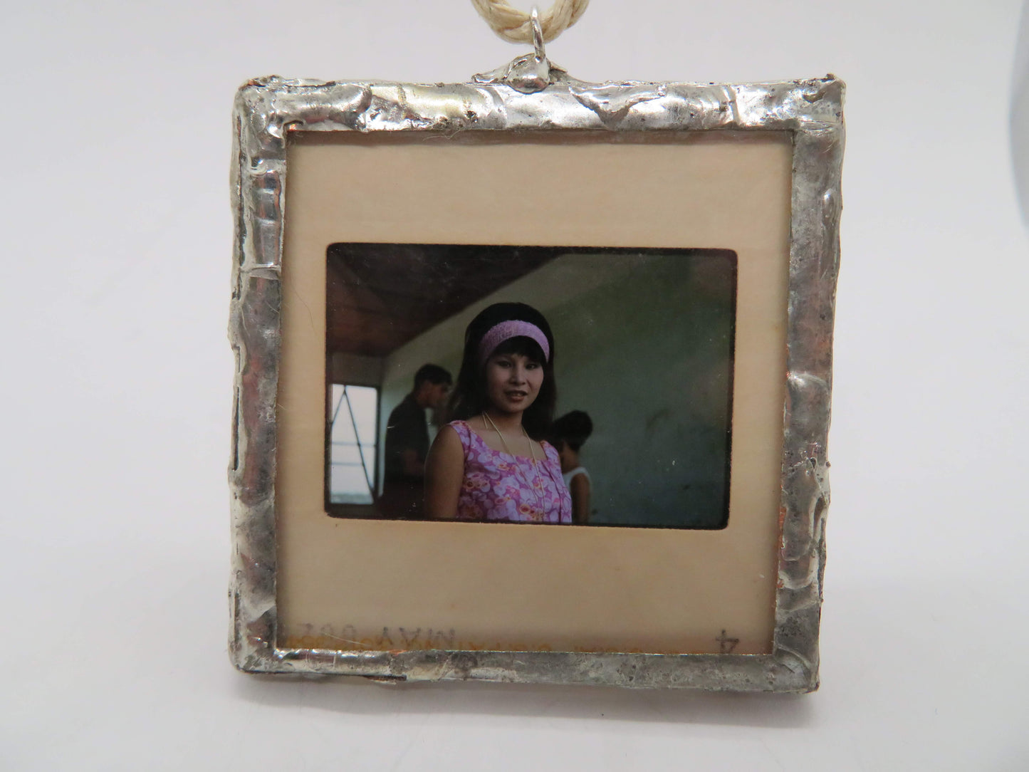 Slide Pendant of 1960s or 70s Vietnamese Girl