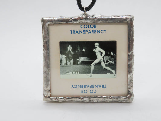 Slide Pendant of streaking collage kid