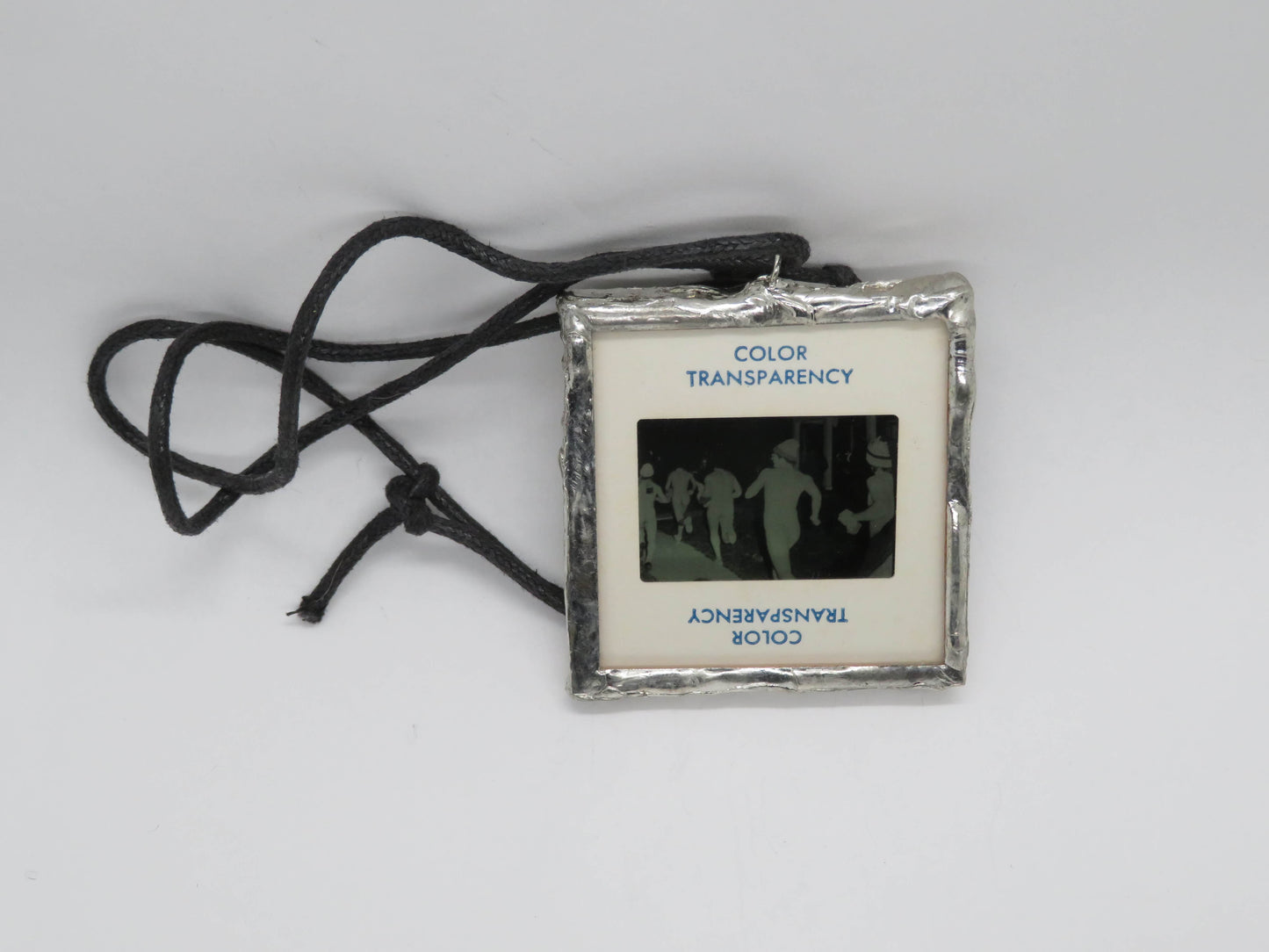 Slide Pendant of streaking collage kids