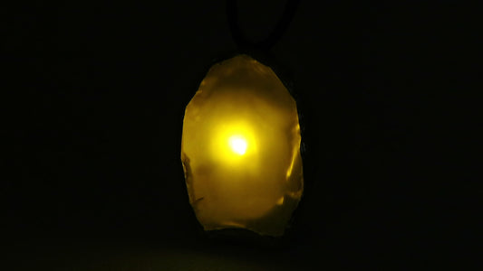 Firelight Agate Pendant (Tombstone)