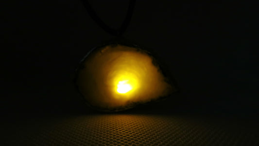 Firelight Agate Pendant (Eye)